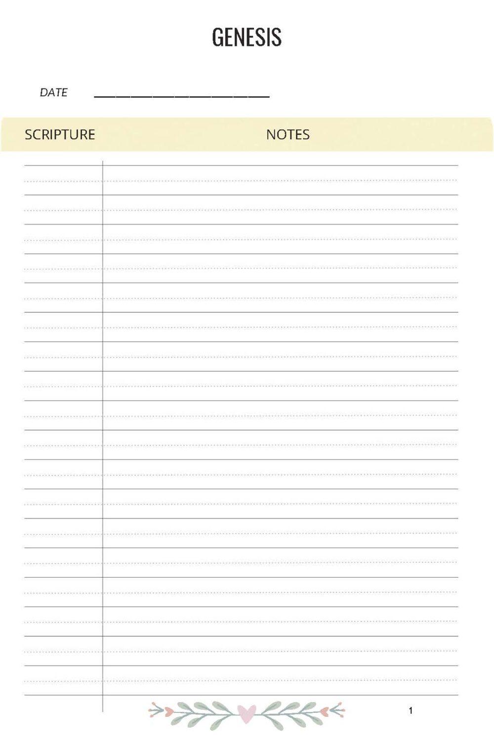 BIBLE STUDY NOTEPAD: A Christian Notepad: A resource for Journaling Scripture Paperback – September 13, 2022 - Image 2