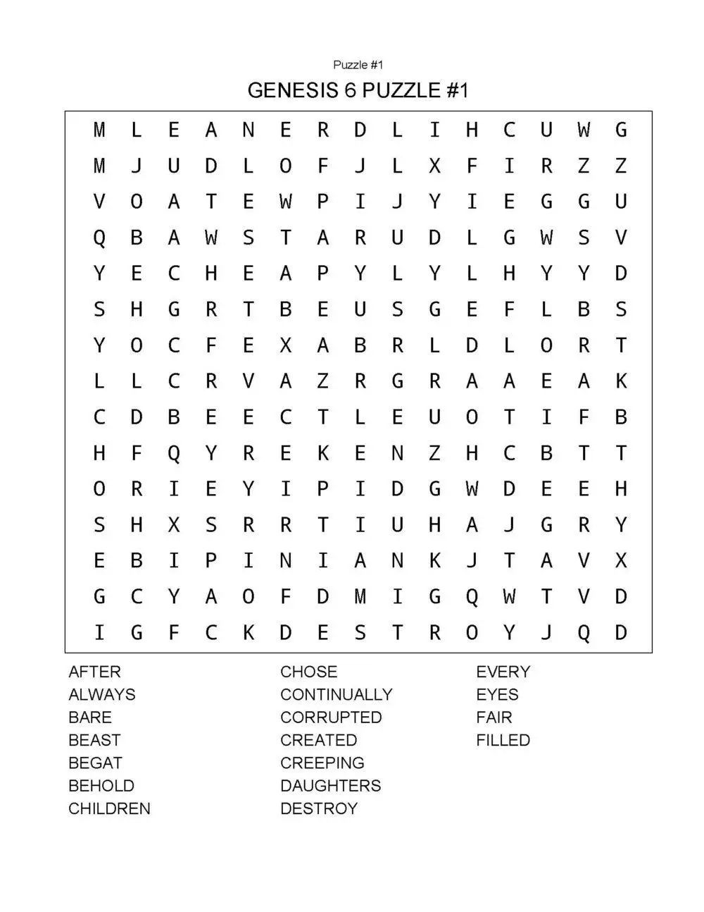 WORD SEARCH PUZZLE: BIBLE WORDS AND TERMS Paperback – Large Print, July 25, 2022 - Image 4