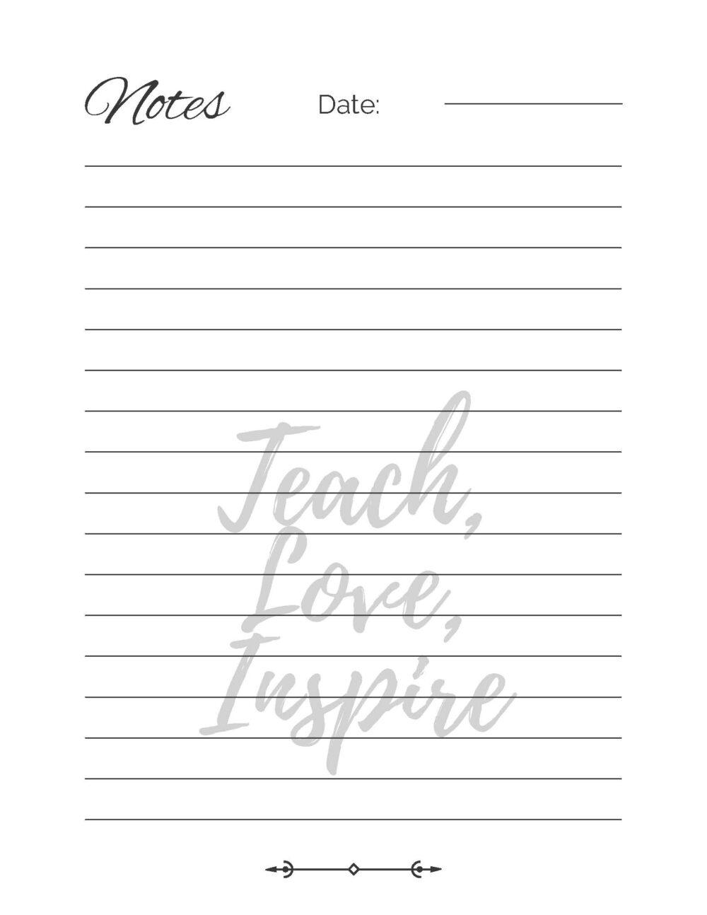 NOTE PAD: TEACHER/EDUCATOR THEMED NOTE PAD Paperback – October 12, 2022 - Image 2